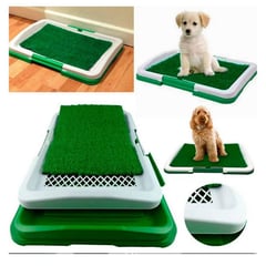 GENERICO - Puppy Potty Baño Ecologico Portátil con Cesped para Perros