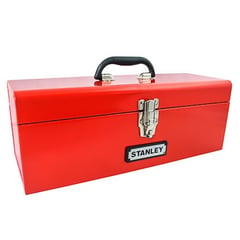 STANLEY - Caja de Herramientas Metalica de 19 Roja