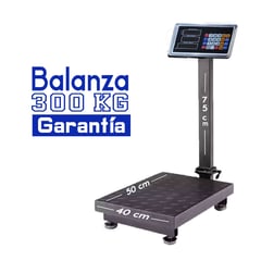 GENERICO - Balanza Industrial 300 Kg con Plataforma TCS-300KG