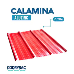 CODRYSAC - Techo Aluzinc 1.05 x 3m x 0.30mm Rojo