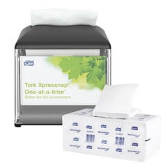 TORK - Dispensador Xpressnap Café Negro + Carga Gratis