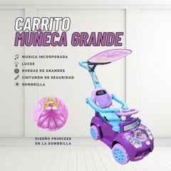 GENERICO - CARRITO DE JUEGUETE ROBOT GRANDE PARA NIÑA