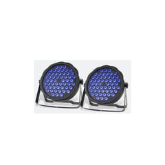 GENERICO - PACK 2 Tacho Par Led 54X2 Luces Led Dmx Audioritmica Evento Dj