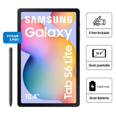 SAMSUNG - Galaxy Tab S6 Lite 128GB - 104 Gris