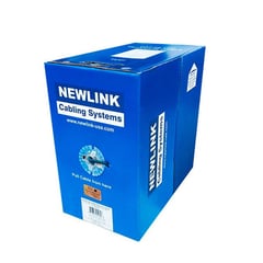 NEWLINK - Rollo Cable Utp Cat. 6 x caja NEW-9806361 Negro 305m