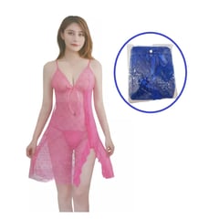 GENERICO - Sexy vestido babydoll lencería transparente