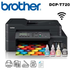 BROTHER - Impresora Multifuncional DCP-T720W Wifi Duplex