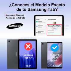 GENERICO - Mica para Samsung Tab A7 Lite 8.7 " - T225 de Cerámica Antishock