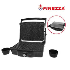 FINEZZA - Parrillera FZ-802EG Antiadherente con Regulador Temperatura