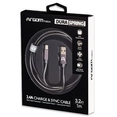 ARGOM TECH - CABLE USB A USB TIPO C METALICO