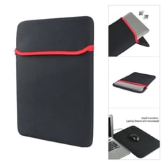 GENERICO - FUNDA PROTECTOR PARA LAPTOP DE 15 PULGADAS IMPERMEABLE NEOPRENO NEGRO