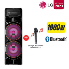 LG - Torre de Sonido Parlante XBOOM RNC9 Bluetooth Karaoke 2023