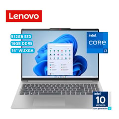 LENOVO - Laptop Lenovo Ideapad Slim 5 16IRL8 16" WUXGA, Intel Core i7-13620H, 16GB DDR5, 512 GB SSD, Windows 11