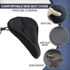 GENERICO - Forro Funda Asiento de Bicicleta Ejercicio Cojín Acolchado