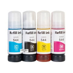 GENERICO - Kit de Tinta Compatible T544 Negro y Colores para Epson L3110 / L3210