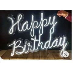 GENERICO - LUZ NEON LED - HAPPY BIRTHDAY