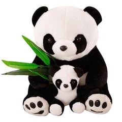 GENERICO - Regalo por el día de la madre - Peluche osito panda y bebé