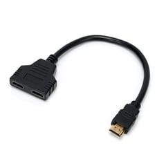 GENERICO - Adaptador Divisor Splitter Hdmi 1x2 Multiplicador De Puertos HD