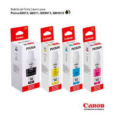 CANON - Kit de Tintas GI-10 cmybk g5010 g6010 g7010 GI-10 original