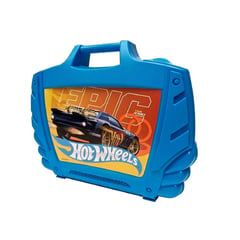 HOT WHEELS - Estuche para 15 Autos Azul