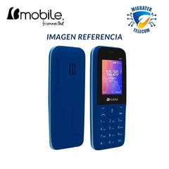 BMOBILE - Teléfono Movil Hero 600+ 2G Dual SIM Radio FM - Color Azul