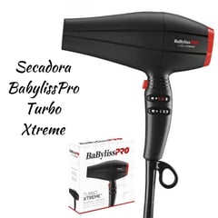 BABYLISS PRO - Secadora BabylissPro Profesional - Ionico Turbo Xtreme B9400PE