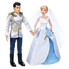 DISNEY - Muñeca Princesa Cenicienta y Encantador Pack de Novios