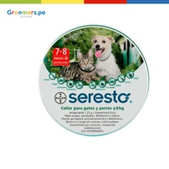 SERESTO - ANTIPULGAS COLLAR PERROS PEQUEÑOS Y GATOS HASTA 8KG