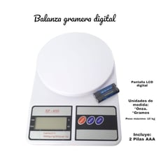 GENERICO - Balanza gramera digital