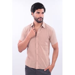 J JERAOUS - CAMISA SLIM LINO JERAOUS MANGA CORTA Arena