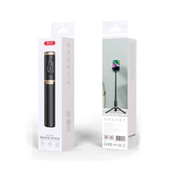 GENERICO - Palo Selfie Stick Premium Negro con bluetooth XO-SS14