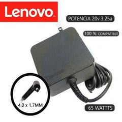 GENERICO - Cargador Lenovo ideapad 20v 325a 65w 40x17 mm