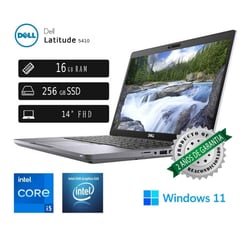 DELL - Laptop Empresarial Latitude 5410 Core i5 10ma 16GB RAM 512GB SSD - Reacondicionado