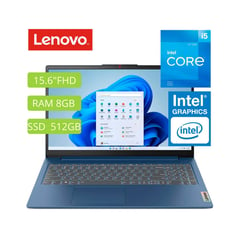 IdeaPad Slim 3 15IAH8 83ER001CLM i5-12450H Octa-Core 8GB Total RAM 512 SSD FREE DOS