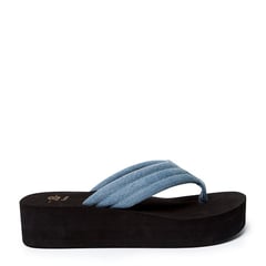 BATA - Sandalias de Playa Pame Azul Mujer