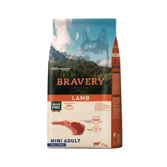 BRAVERY - Lamb Cordero Perros Adultos Razas Pequeñas 7 kg