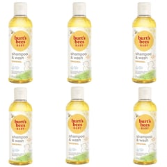 BURTS BEES - SHAMPOO & WASH BABY BEES PACK x 6 un