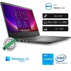 DELL - Laptop Dell Vostro 3490 i5 10ma 32gb RAM 256gb SSD 1tb HDD 14'' 2AÑOS GARANTIA -Reacondicionado