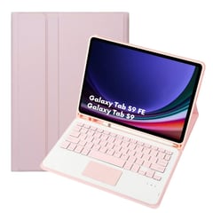 GENERICO - Funda con Teclado TouchPad Para Samsung TAB S9 / S9FE 11 " 2023 ROSADO