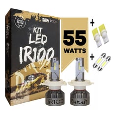 KOBO - Kit Focos Iron Led Irx Original H4 Auto Camioneta + Regalo