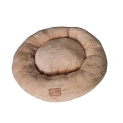 MD - Cama Para Perros y Gatos Donut Lite Beige Talla M -