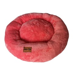 MD - Cama Para Perros y Gatos Donut Lite Salmón Talla L -