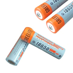 BESTON - 2 Baterías de Litio recargable INR 18650 3.7V 40A 5800mAh cabeza