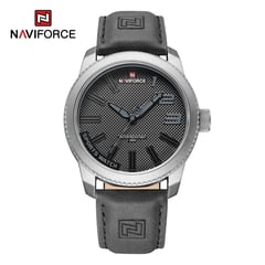 NAVIFORCE - Reloj 9202 para Hombre con Correa de Cuero en Caja