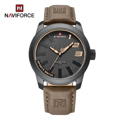 NAVIFORCE - Reloj 9202 para Hombre con Correa de Cuero en Caja