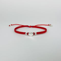 GENERICO - Pulsera tejida Corazón - Plata 950