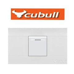 CUBULL - PACK X 10 UND : INTERRUPTOR SIMPLE COLOR BLANCO MARCA A3-005