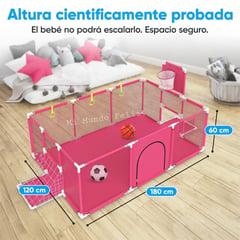 BABY - Corral para Bebe Niños Plegable 2025 Portatil Pinkys