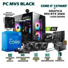 Computadora Gamer Core i7 12700KF RAM 32GB SSD 1TB GRAFICA RTX 3060 12GB