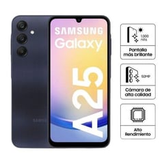 SAMSUNG - Celular Galaxy A25 5G 8GB Ram 256GB Rom Negro Amoled